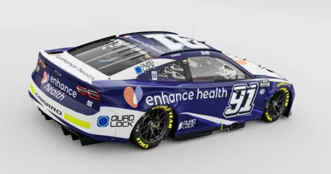Rendering of Shane van Gisbergen’s No. 91 Camaro with “Camaro” script for 2023