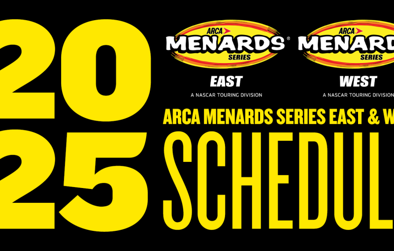 Complete ARCA Menards Series East and West Schedules For 2025 Released