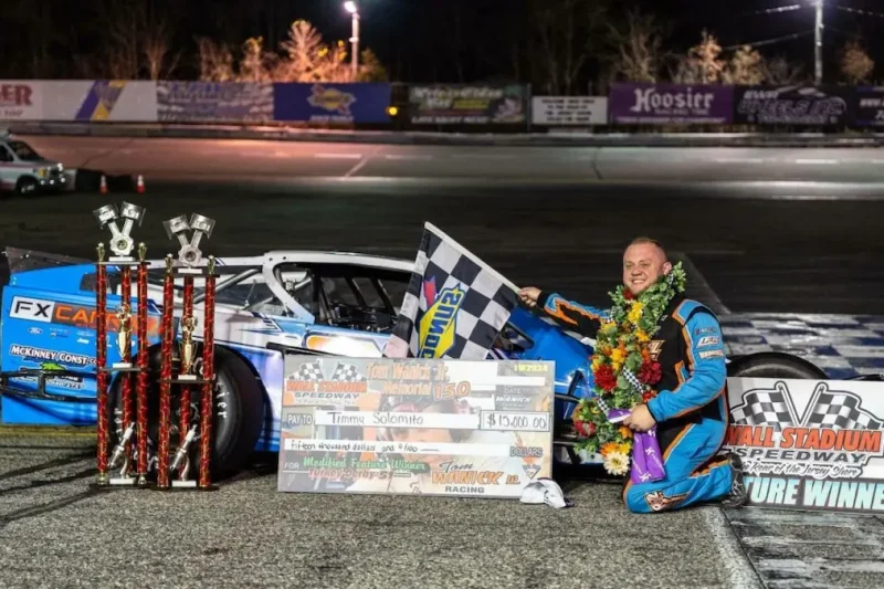 Timmy Solomito Captures Turkey Derby 150 Victory After Wild Finish